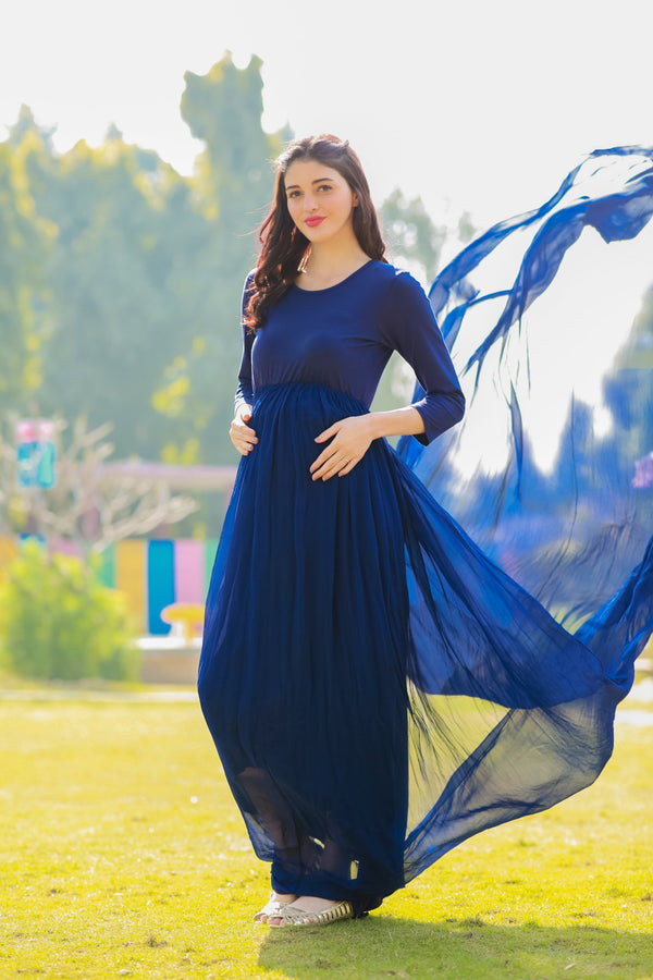 2 PC Tulle Maternity Dress with Jacket Maternity Gown for Photo Shoot –  reathua